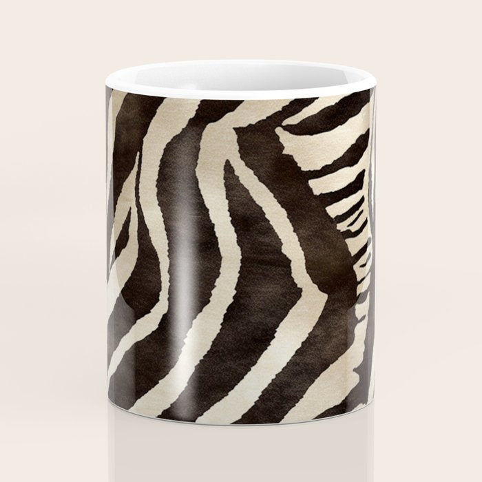Zebra Stripes African Pattern Coffee Mug Gallery Image 4