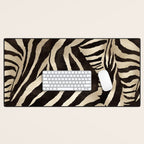 Zebra Stripes African Pattern Desk Mat Gallery Image 1