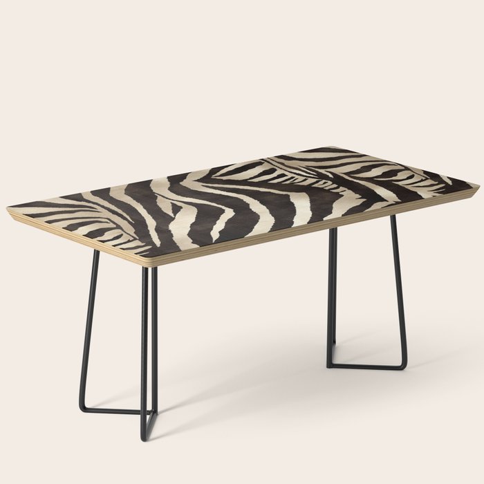 Zebra Stripes African Pattern Coffee Table Gallery Image 1