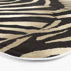 Zebra Stripes African Pattern Bath Mat Gallery Image 3
