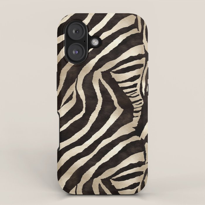 Zebra Stripes African Pattern iPhone Case Gallery Image 1