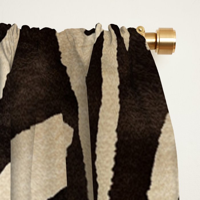 Zebra Stripes African Pattern Window Curtain Gallery Image 2