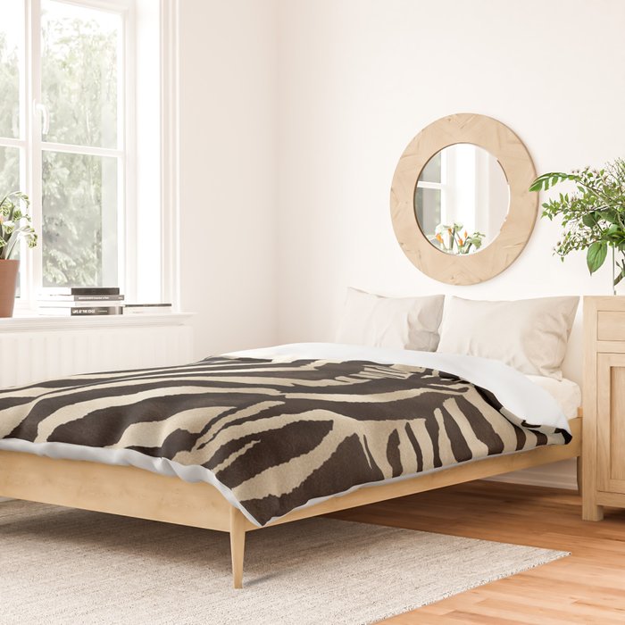 Zebra Stripes African Pattern Duvet Cover Gallery Image 2