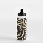 Zebra Stripes African Pattern Water Bottle Gallery Image 2