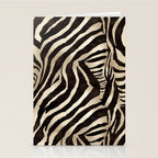 Zebra Stripes African Pattern Stationery Card Gallery Image 2