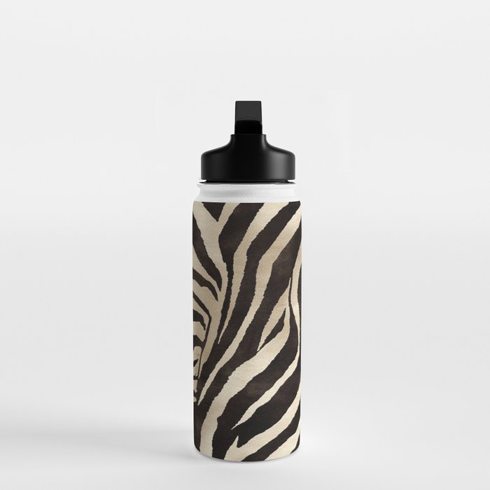 Zebra Stripes African Pattern Water Bottle Gallery Image 3