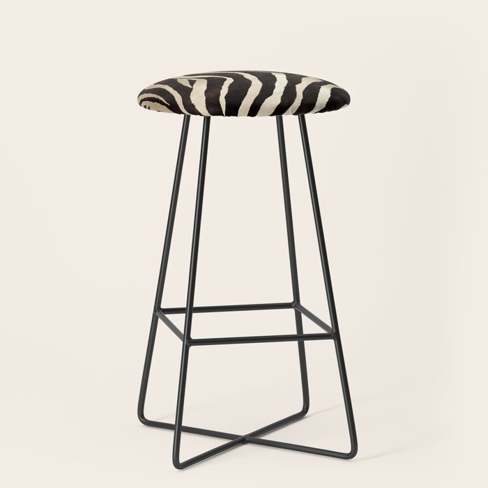 Zebra Stripes African Pattern Stool Gallery Image 1