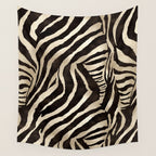 Zebra Stripes African Pattern Wall Tapestry Gallery Image 4