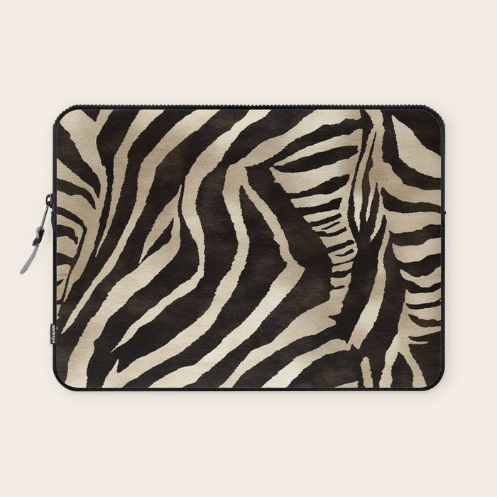 Zebra Stripes African Pattern Laptop Sleeve Gallery Image 1