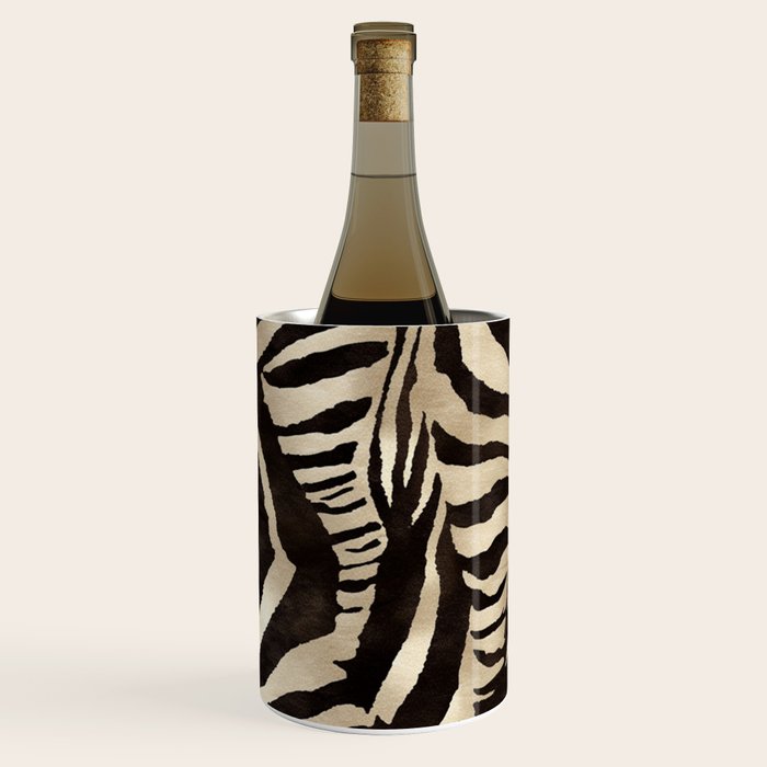 Zebra Stripes African Pattern Wine Chiller Gallery Image 3
