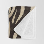 Zebra Stripes African Pattern Throw Blanket Gallery Image 3