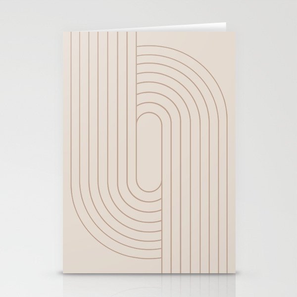Oval Lines Abstract XXIX Stationery Card Gallery Image 2