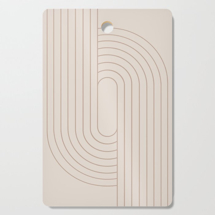 Oval Lines Abstract XXIX Cutting Board Gallery Image 1