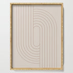 Oval Lines Abstract XXIX Serving Tray Gallery Image 1