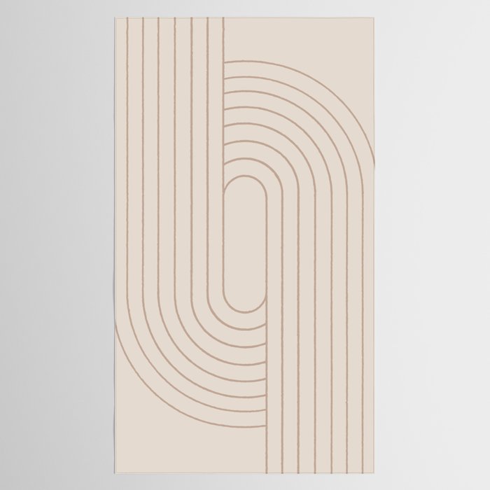 Oval Lines Abstract XXIX Tablecloth Gallery Image 2