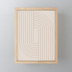 Oval Lines Abstract XXIX Mini Art Print Gallery Image 1