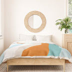 moab, teal & orange Duvet Cover Gallery Image 3