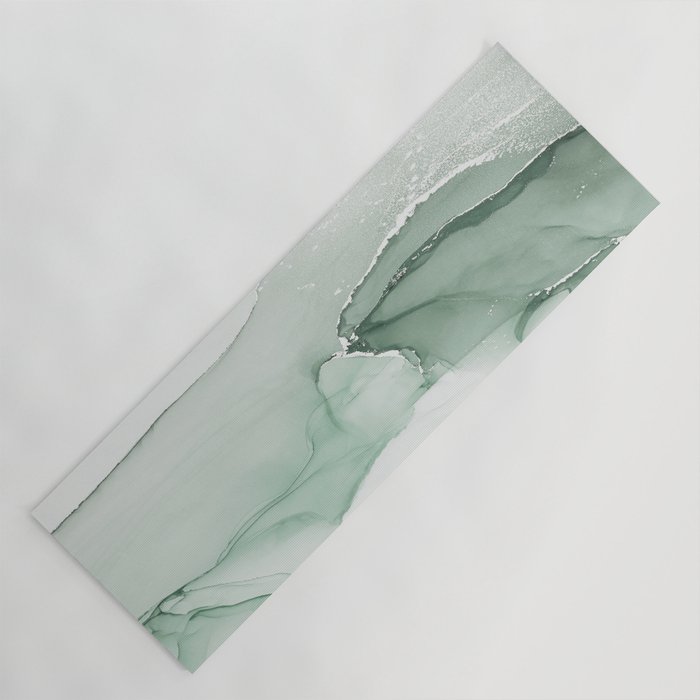 Abstract Sage Green Art Print By LandSartprints Yoga Mat Gallery Image 1