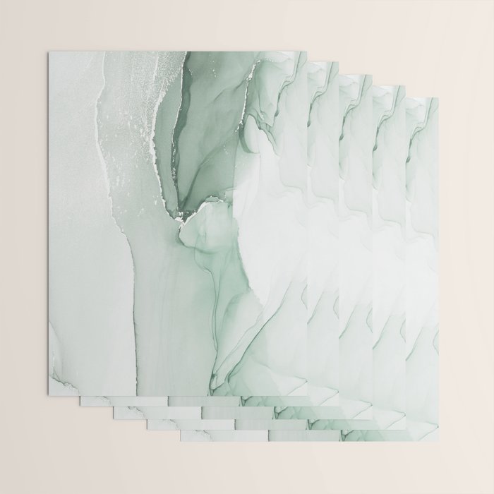 Abstract Sage Green Art Print By LandSartprints Wrapping Paper Gallery Image 3