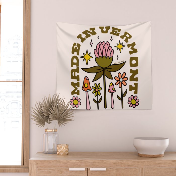 Made In Vermont Wall Tapestry Gallery Image 2