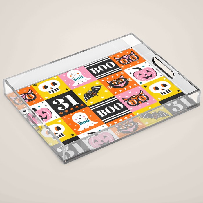 Halloween Block Party Acrylic Tray Gallery Image 1
