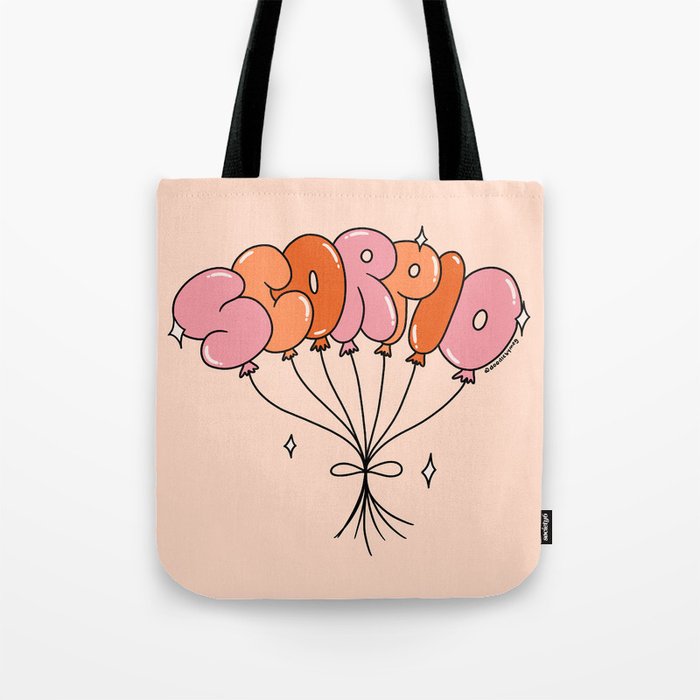 Scorpio Balloons Tote Bag Gallery Image 1