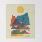 Everything is beautiful under the sun Throw Blanket Gallery Image 2