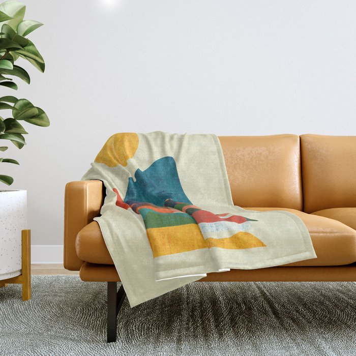 Everything is beautiful under the sun Throw Blanket Gallery Image 1