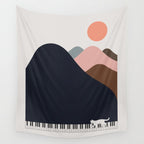 Cat Landscape 70 Wall Tapestry Gallery Image 4