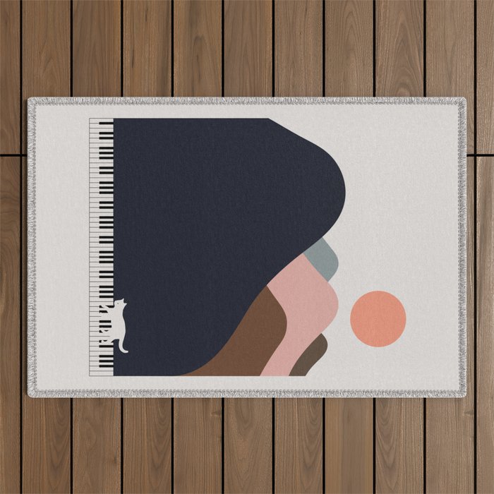 Cat Landscape 70 Outdoor Rug Gallery Image 1