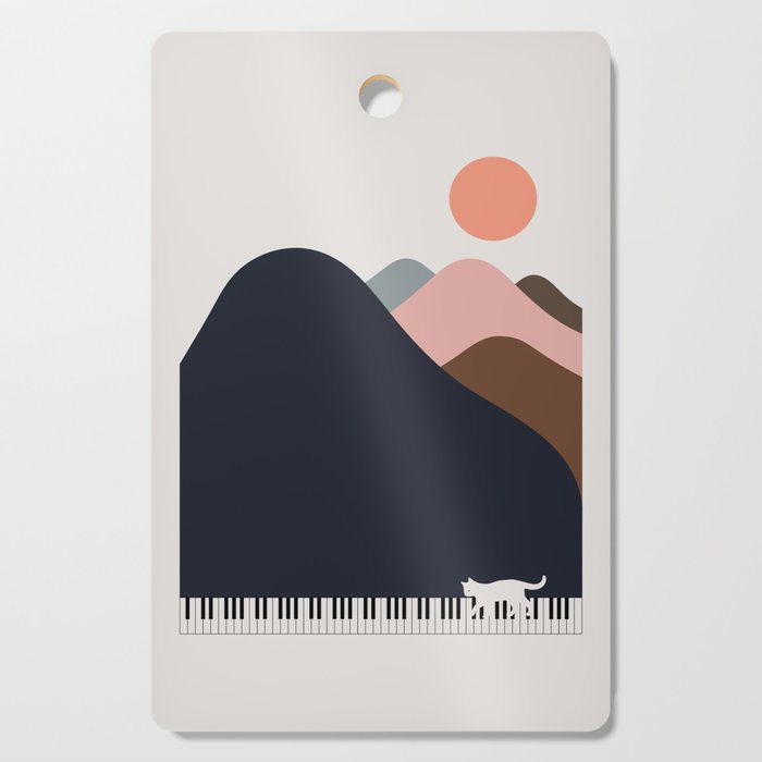 Cat Landscape 70 Cutting Board Gallery Image 1
