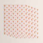 Vintage lobster crab stripe art pattern Wrapping Paper Gallery Image 3