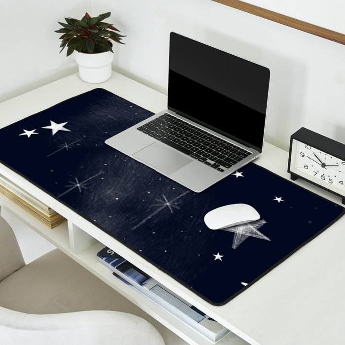 Christmas starlight Desk Mat Gallery Image 2