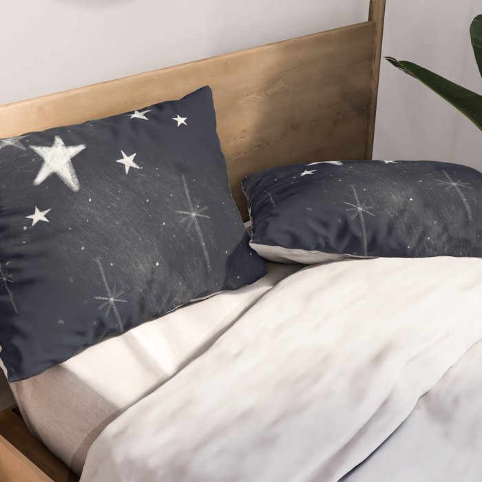 Christmas starlight Pillow Sham Gallery Image 2