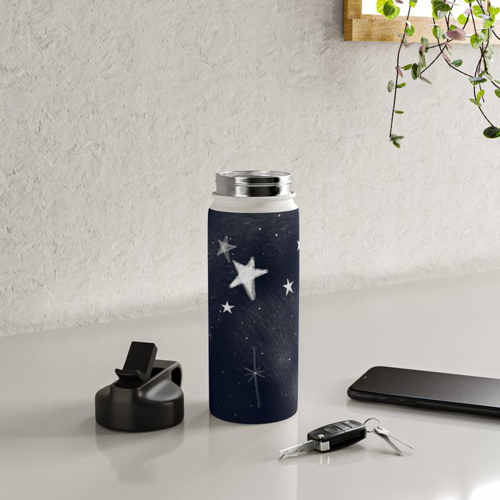 Christmas starlight Water Bottle Gallery Image 4