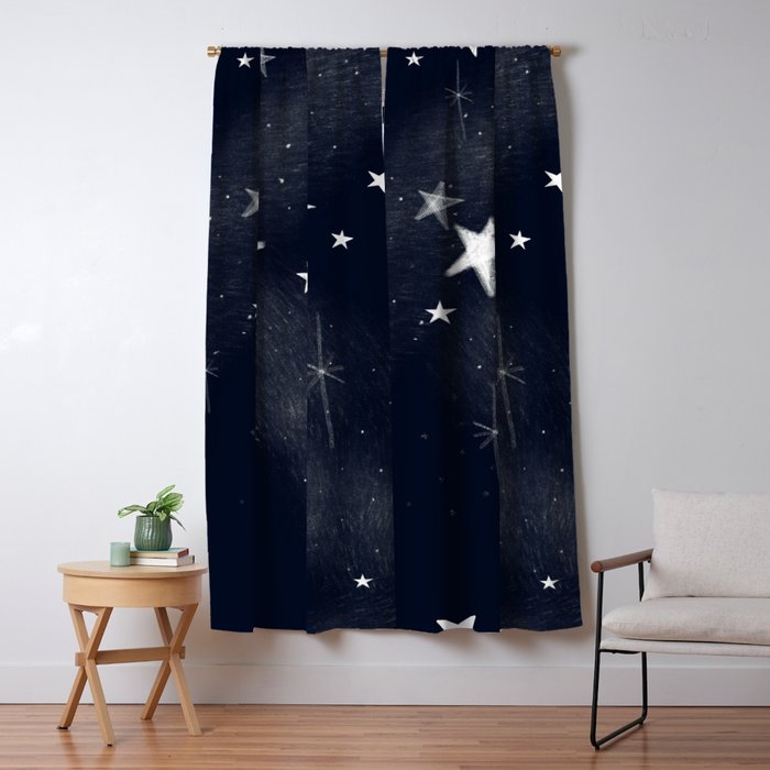 Christmas starlight Window Curtain Gallery Image 5