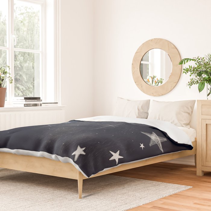 Christmas starlight Duvet Cover Gallery Image 2