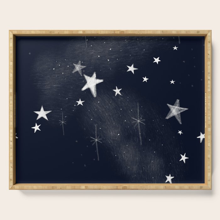 Christmas starlight Serving Tray Gallery Image 1