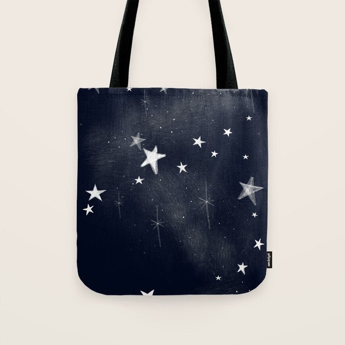 Christmas starlight Tote Bag Gallery Image 1