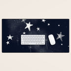 Christmas starlight Desk Mat Gallery Image 1