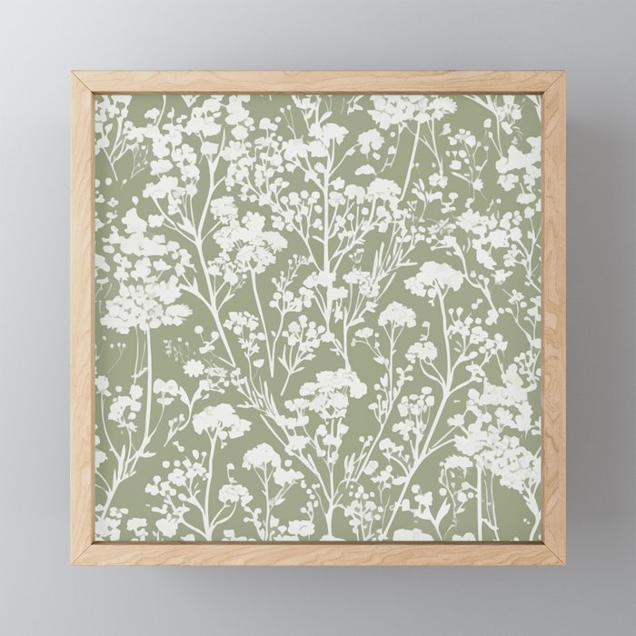 Sage Bloom in Floral Mini Art Print Gallery Image 1