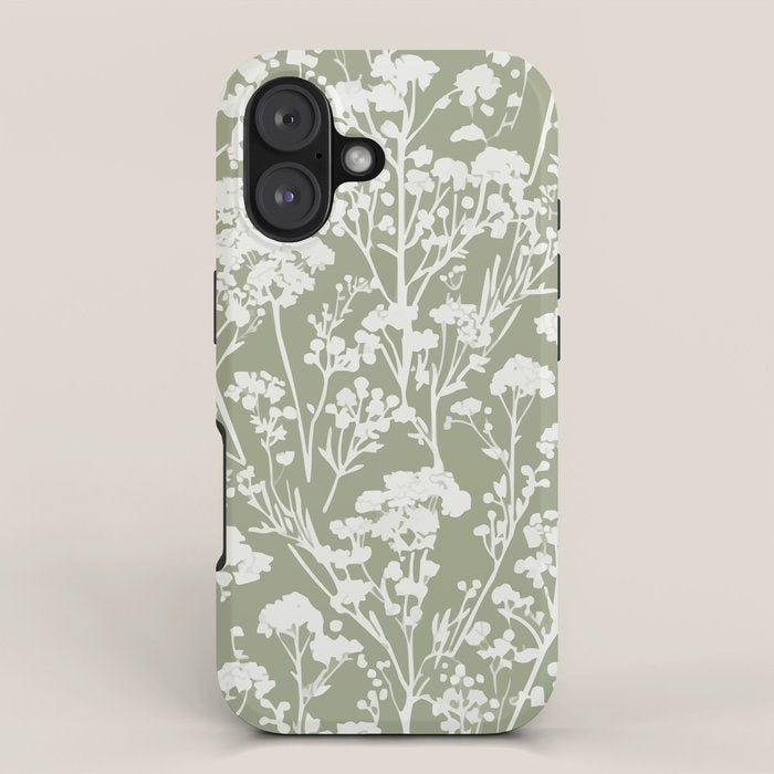 Sage Bloom in Floral iPhone Case Gallery Image 1