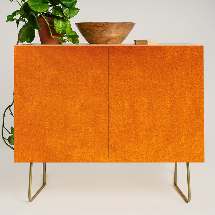 Orange Velvet Credenza Gallery Image 1