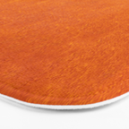 Orange Velvet Bath Mat Gallery Image 3