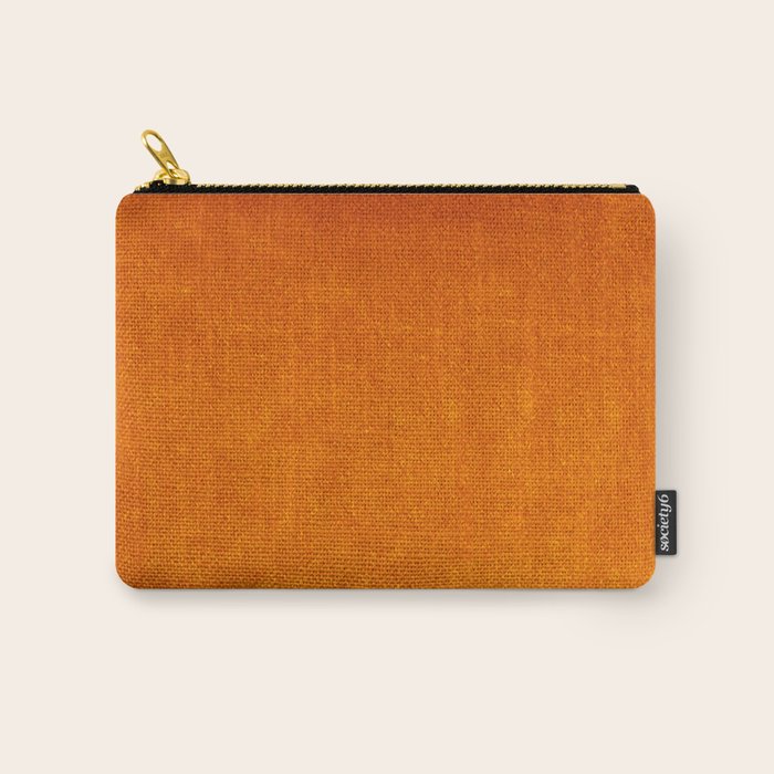 Orange Velvet Carry All Pouch Gallery Image 1