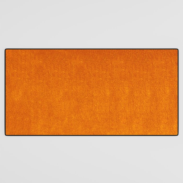 Orange Velvet Desk Mat Gallery Image 3