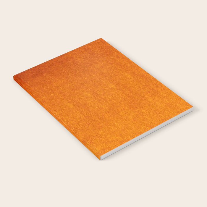 Orange Velvet Notebook