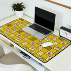 Virgo Checkered Print Desk Mat Gallery Image 2