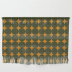 Circles/Sparks (Olive & Orange) Wall Hanging Gallery Image 1