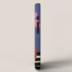 Pink flower pot with Stripe  iPhone Case Gallery Image 2